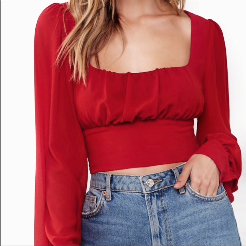 Red Blouse
